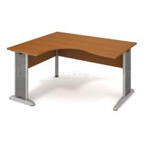 Kancelářský rohový stůl CROSS CE 2005 P, 160x75,5x120(60x80)cm