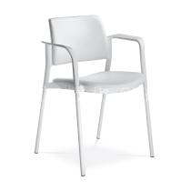 Jednací a konferenční židle DREAM+ 103-WH-NO, konstrukce bílá