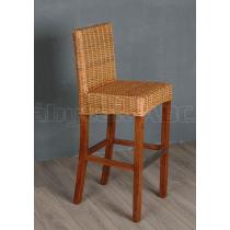 Ratanová barová židle, přírodní ratan Kubu