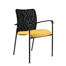 Jednací židle TRINITY černá konstrukce, područky