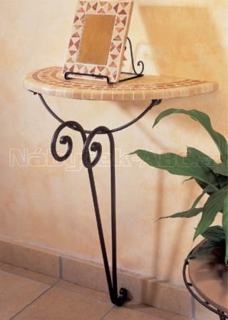 Kovaný stolek JAMAICA se stolovou deskou