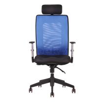 Kancelářská židle CALYPSO GRAND SP1, černý sedák, podhlavník