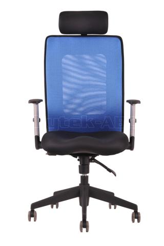 Kancelářská židle CALYPSO GRAND  SP1, černý sedák, podhlavník