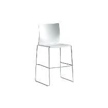 Plastová židle s chromovým rámem WEB (WB 950.300)