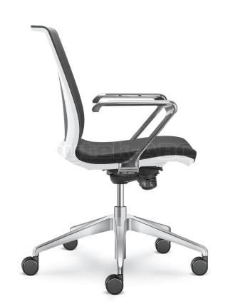 Kancelářská židle LYRA NET 213-F80-N6, hliníkový kříž