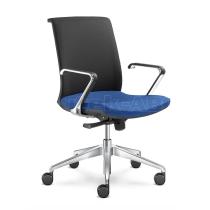 Kancelářská židle LYRA NET, 204-F80-N6, hliníkový kříž