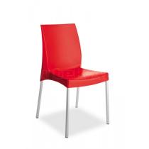 Plastová židle BOULEVARD
barva rosso