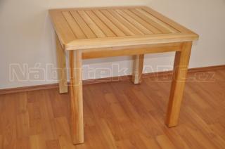 Stůl Feiffer, mahagonové dřevo, 90x90 cm