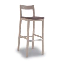 Barová židle IBIZA SGABELLO 410, čalouněná, buk