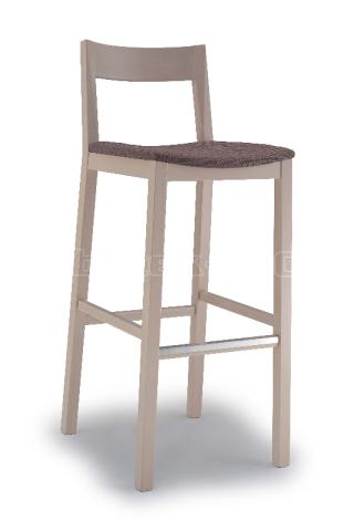 Barová židle IBIZA SGABELLO 410, čalouněná, buk