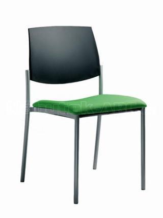 Jednací a konferenční židle SEANCE ART, 190-N1,  černá konstrukce