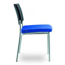 Jednací a konferenční židle SEANCE ART, 190-N4, chromovaná konstrukce