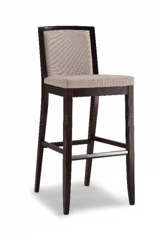 Barová židle NAIMA 410, čalouněná, buk