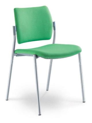 Jednací a konferenční židle DREAM 111-N4, konstrukce chromovaná