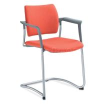 Jednací a konferenční židle DREAM 131/B-N4, konstrukce chromovaná, područky