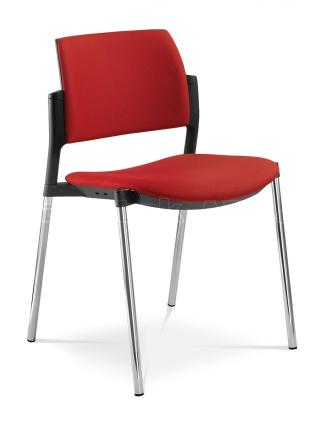 Jednací a konferenční židle DREAM+ 103-BL-N2, konstrukce efekt hliník