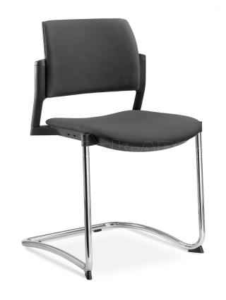 Jednací a konferenční židle DREAM+ 104-BL-N4, konstrukce chromovaná