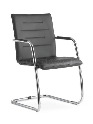 Kancelářská jednací a konferenční židle OSLO 225-KZ-N1, konstrukce černá