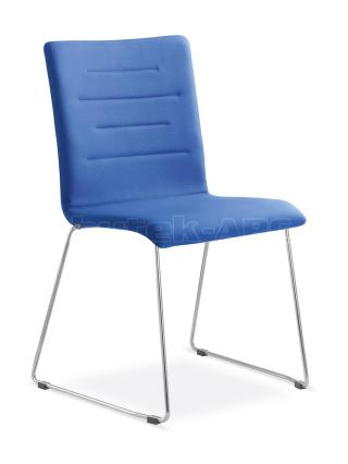 Kancelářská jednací a konferenční židle OSLO 226-N4, konstrukce chromovaná