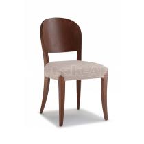 Jídelní a kuchyňská židle SGUERO 110, čalouněný sedák, buk