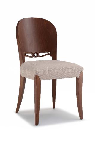 Jídelní a kuchyňská židle SGUERO 110F, čalouněný sedák, buk