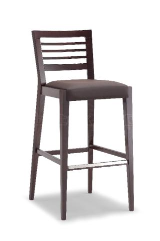 Barová židle VIENNA 410, čalouněná, buk 