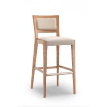 Barová židle VIENNA 420, čalouněná, buk 