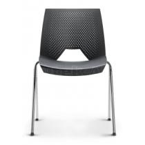 Plastová židle STRIKE 2130 PC, černá