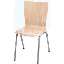 Jídelní a kuchyňská židle SIMONA - dřevěná, bez područek