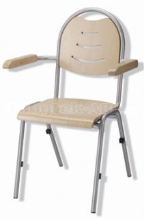 Jednací a konferenční  židle BRENDA Plus  - dřevěná